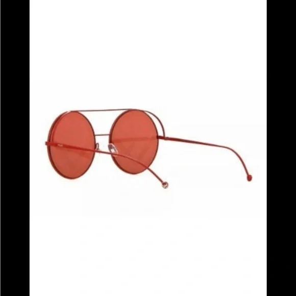 Fendi | Accessories | Red Fendirama Sunglasses Color Red  display picture 2